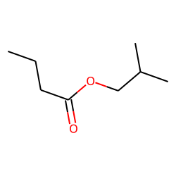 Butanoic acid, 2-methylpropyl ester