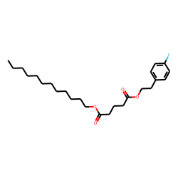 Glutaric acid, dodecyl 2-(4-fluorophenyl)ethyl ester