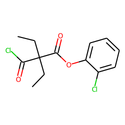 Diethylmalonic acid, monochloride, 2-chlorophenyl ester