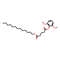 Glutaric acid, 2,6-dimethoxyphenyl tridecyl ester