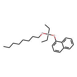 Silane, diethyl(1-naphthoxy)octyloxy-