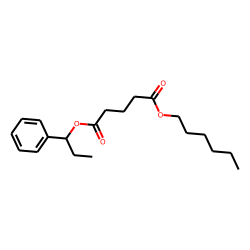 Glutaric acid, hexyl 1-phenylpropyl ester