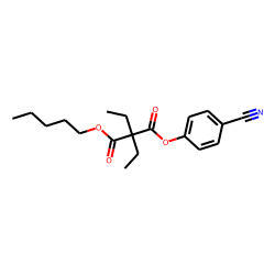 Diethylmalonic acid, 4-cyanophenyl pentyl ester