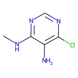 Pyrimidine, 5-amino-6-chloro-4-(methylamino)-