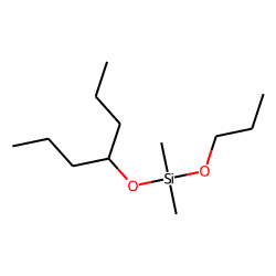 Silane, dimethyl(4-heptyloxy)propoxy-