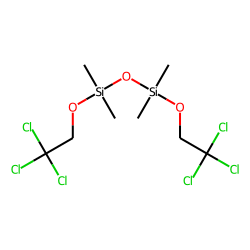 Silane, dimethyl(dimethyl(2,2,2-trichloroethoxy)silyloxy)(2,2,2-trichloroethoxy)-