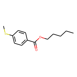 Benzoic acid, 4-(methylthio)-, pentyl ester