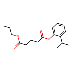 Glutaric acid, 2-isopropylphenyl propyl ester