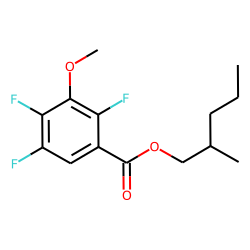 3-Methoxy-2,4,5-trifluorobenzoic acid, 2-methylpentyl ester