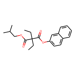 Diethylmalonic acid, isobutyl 2-naphthyl ester