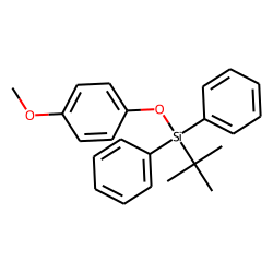 1-Diphenyl(tert-butyl)silyloxy-4-methoxybenzene