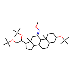 5-Pregnan-11-one, 3«alpha»,20«alpha»,21-trihydroxy, MO-TMS
