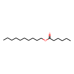 Hexanoic acid, decyl ester