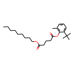 Glutaric acid, nonyl 2-tert-butyl-6-methylphenyl ester