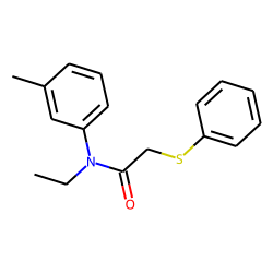 Phenylthioacetamide, N-ethyl-N-(3-methylphenyl)-