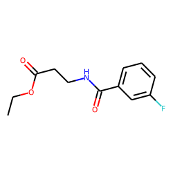 «beta»-Alanine, N-(3-fluorobenzoyl)-, ethyl ester