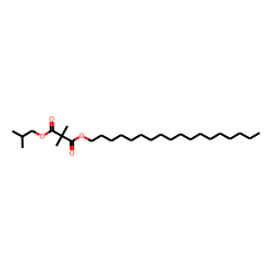 Dimethylmalonic acid, isobutyl octadecyl ester