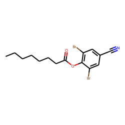 Benzonitrile, 3,5-dibromo-4-octanoyloxy-