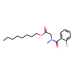 Sarcosine, N-(2-chlorobenzoyl)-, octyl ester
