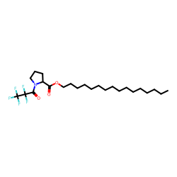 L-Proline, N-pentafluoropropionyl-, hexadecyl ester