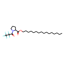 l-Proline, n-pentafluoropropionyl-, hexadecyl ester