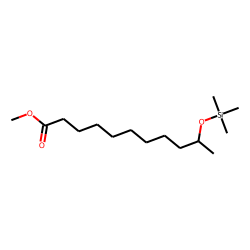Methyl 10-hydroxyundecanoate, TMS