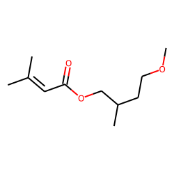 3-Methylbut-2-enoic acid, 4-methoxy-2-methylbutyl ester