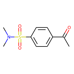 Benzenesulfonamide, 4-methylcarbonyl-N,N-dimethyl-