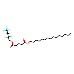 Glutaric acid, 2,2,3,3,4,4,4-heptafluorobutyl pentadecyl ester