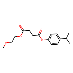 Succinic acid, 4-isopropylphenyl 2-methoxyethyl ester
