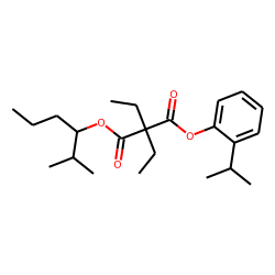 Diethylmalonic acid, 2-isopropylphenyl 2-methylhex-3-yl ester