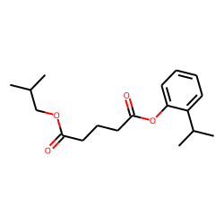 Glutaric acid, isobutyl 2-isopropylphenyl ester