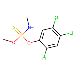 O-methyl-o-(2,4,5-trichlorophenyl) methylphosphoroamidothioate
