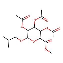 Isobutyl glucuronide, methyl ester, triacetate