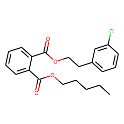 Phthalic acid, 2-(3-chlorophenyl)ethyl pentyl ester
