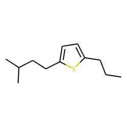 Thiophene, 2-(3-methylbutyl)-5-propyl-