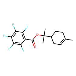 2-(4-Methylcyclohex-3-enyl)propan-2-yl 2,3,4,5,6-pentafluorobenzoate
