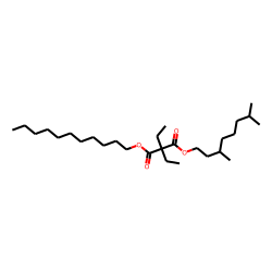 Diethylmalonic acid, 3,7-dimethyloctyl undecyl ester