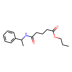 Glutaric acid, monoamide, N-(1-phenylethyl)-, propyl ester