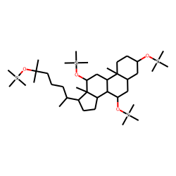 5B-Cholestane-3A,7A,12A,25-tetrol, TMS