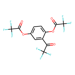 Hydroquinone, 2-trifluoroacetyl, bis-TFA