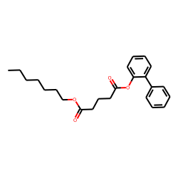 Glutaric acid, 2-biphenyl heptyl ester