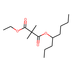 Dimethylmalonic acid, ethyl 4-octyl ester