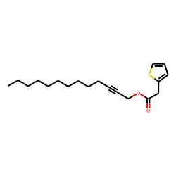2-Thiopheneacetic acid, tridec-2-ynyl ester