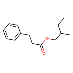3-Phenylpropionic acid, 2-methylbutyl ester