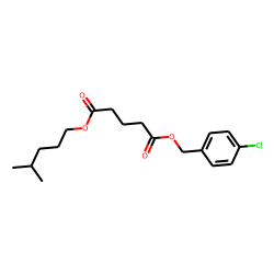 Glutaric acid, 4-chlorobenzyl isohexyl ester