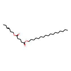 Glutaric acid, heptadecyl trans-hex-3-enyl ester