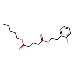 Glutaric acid, 2-(2-fluorophenyl)ethyl pentyl ester