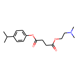 Succinic acid, 2-(dimethylamino)ethyl 4-isopropylphenyl ester