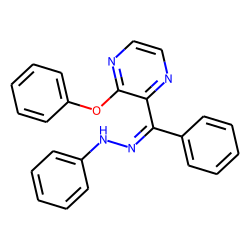 2-Phenoxy-3-benzoyl pyrazine phenyl hydrazone